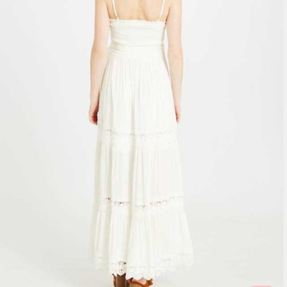 White Lace Maxi Dress - Picture 5 of 8